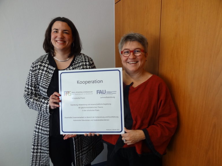 Kooperation zwischen Lehrstuhl und Hersbrucker Gymnasium